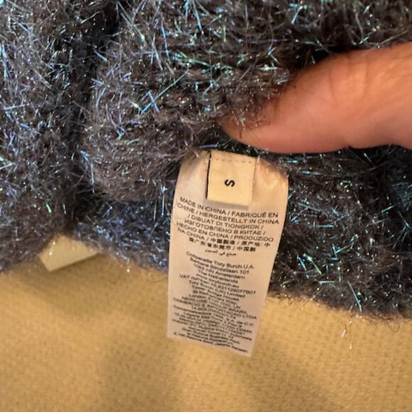 Tory Burch Festive & Sparkly Sweater - Size Small - Picture 4 of 6